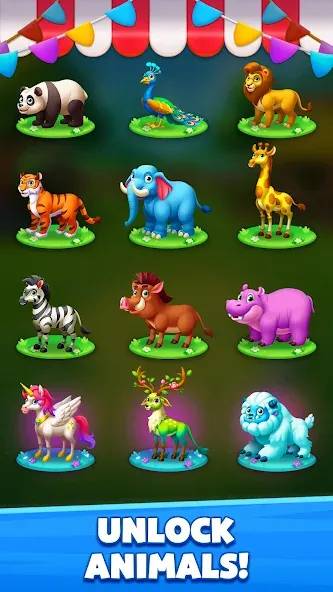 Solitaire Zoo взломанный APK — Безлимитные монеты и все животные открыты — скриншот 4 Solitaire Zoo взломанный APK — Безлимитные монеты и все животные открыты — скриншот 4