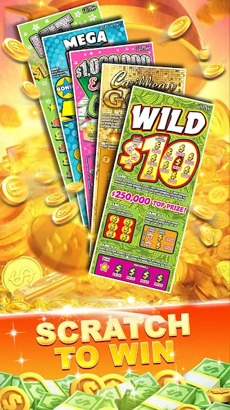 Lottery Scratchers Master мод на Андроид: Неограниченные билеты и быстрые выигрыши — скриншот 2 Lottery Scratchers Master мод на Андроид: Неограниченные билеты и быстрые выигрыши — скриншот 2