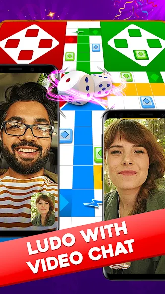 Ludo Lush-Game with Video Call бесплатно на Андроид — мод: Безлимитные монеты и видеозвонки — скриншот 1 Ludo Lush-Game with Video Call бесплатно на Андроид — мод: Безлимитные монеты и видеозвонки — скриншот 1