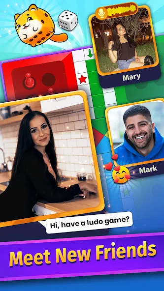 Ludo Game COPLE - Voice Chat MOD APK: Голосовой чат и безлимитные монеты — скриншот 3
