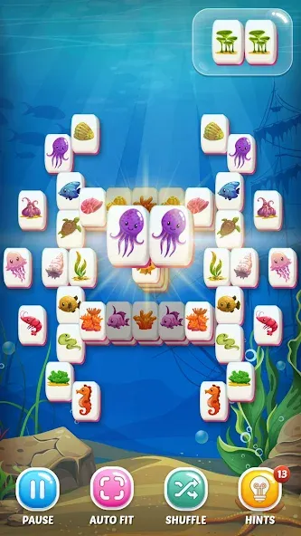 Mahjong Fish на телефон — скачать мод: Безлимитные монеты и подсказки — скриншот 2 Mahjong Fish на телефон — скачать мод: Безлимитные монеты и подсказки — скриншот 2