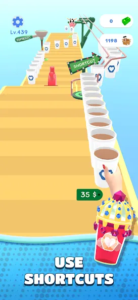 Coffee Stack взлом APK — Безлимитные деньги и все уровни — скриншот 4 Coffee Stack взлом APK — Безлимитные деньги и все уровни — скриншот 4