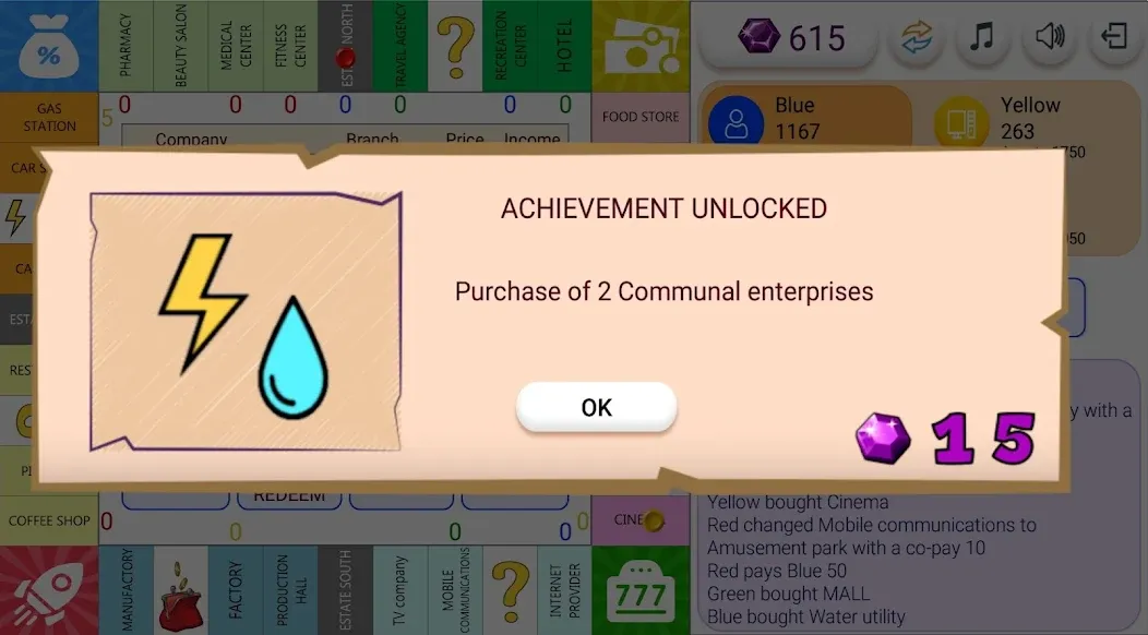 Monopolist Business Dice Board взлом на Андроид — Безлимитные деньги и премиум разблокирован — скриншот 5