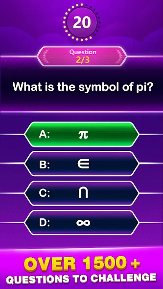 Скачать Math Trivia - Quiz Puzzle Game на Андроид с модом — Безлимитные подсказки и открыты все уровни — скриншот 2 Скачать Math Trivia - Quiz Puzzle Game на Андроид с модом — Безлимитные подсказки и открыты все уровни — скриншот 2