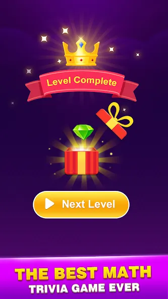 Скачать Math Trivia - Quiz Puzzle Game на Андроид с модом — Безлимитные подсказки и открыты все уровни — скриншот 5 Скачать Math Trivia - Quiz Puzzle Game на Андроид с модом — Безлимитные подсказки и открыты все уровни — скриншот 5
