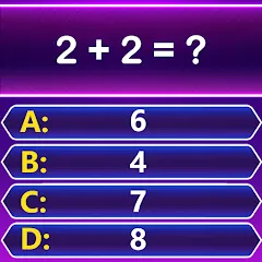 Скачать Math Trivia - Quiz Puzzle Game на Андроид с модом — Безлимитные подсказки и открыты все уровни