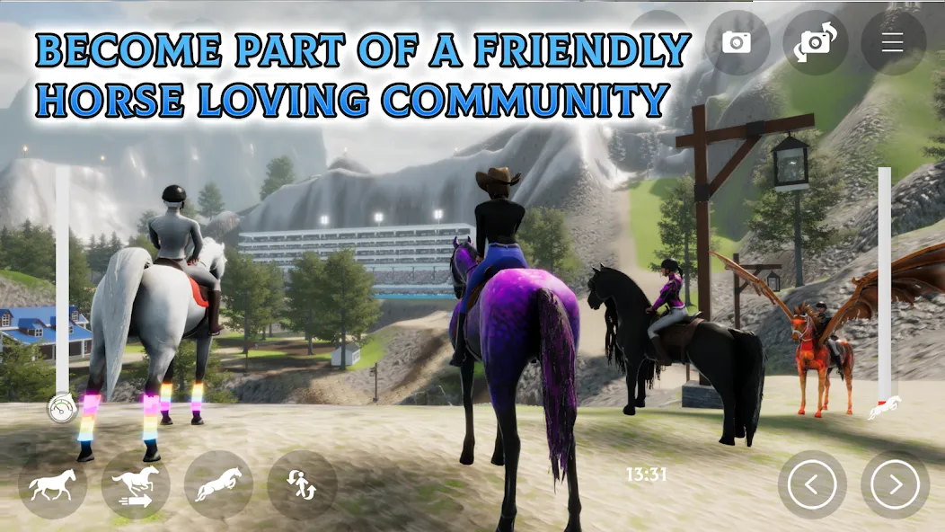 Скачать Horse Academy - Equestrian MMO мод — Бесконечные деньги и редкие лошади — скриншот 4 Скачать Horse Academy - Equestrian MMO мод — Бесконечные деньги и редкие лошади — скриншот 4