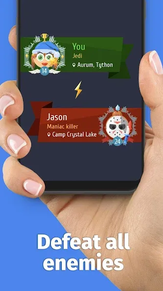 Скачать взлом Words of Clans — Word Puzzle — Подсказки и жизни без ограничений — скриншот 2