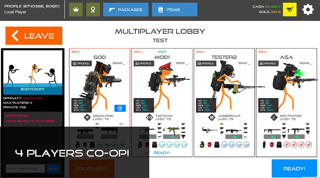 Скачать Stick Warfare: Blood Strike Mod APK — Безлимитные патроны и здоровье — скриншот 1 Скачать Stick Warfare: Blood Strike Mod APK — Безлимитные патроны и здоровье — скриншот 1