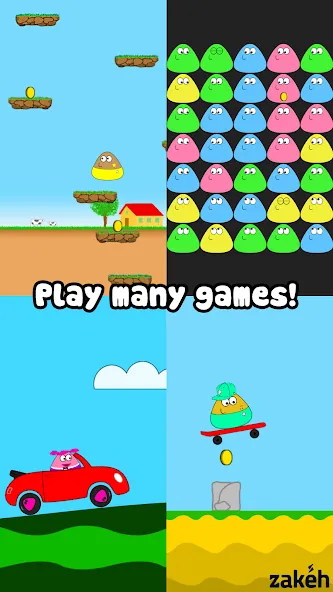 Pou — последняя версия с модом (Безлимитные монеты и еда) — скриншот 2 Pou — последняя версия с модом (Безлимитные монеты и еда) — скриншот 2
