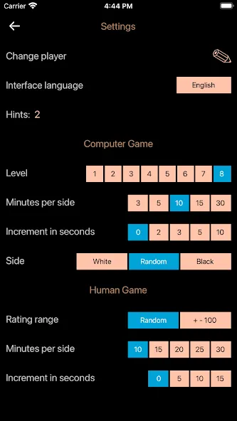 Lite lichess - Online Chess (Мод: Онлайн-шахматы без рекламы) — скачать на Андроид — скриншот 2