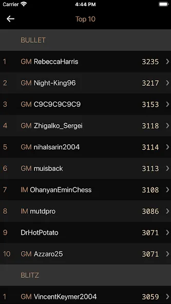 Lite lichess - Online Chess (Мод: Онлайн-шахматы без рекламы) — скачать на Андроид — скриншот 4