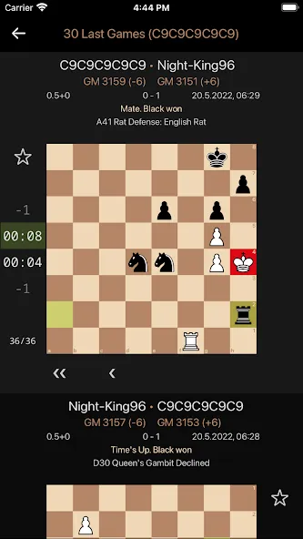 Lite lichess - Online Chess (Мод: Онлайн-шахматы без рекламы) — скачать на Андроид — скриншот 5