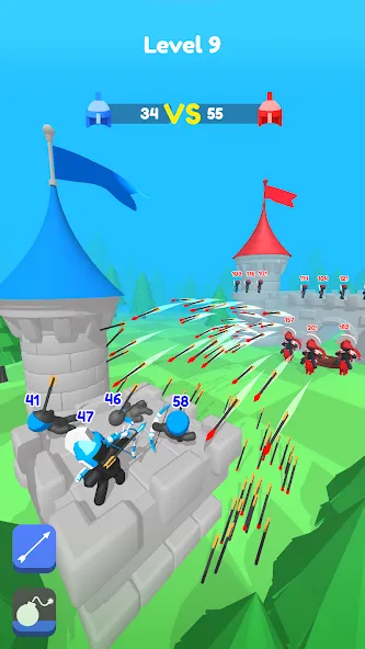 Merge Archers: Bow and Arrow бесплатно на Андроид — мод: Безлимитные монеты и усиленный урон — скриншот 3 Merge Archers: Bow and Arrow бесплатно на Андроид — мод: Безлимитные монеты и усиленный урон — скриншот 3