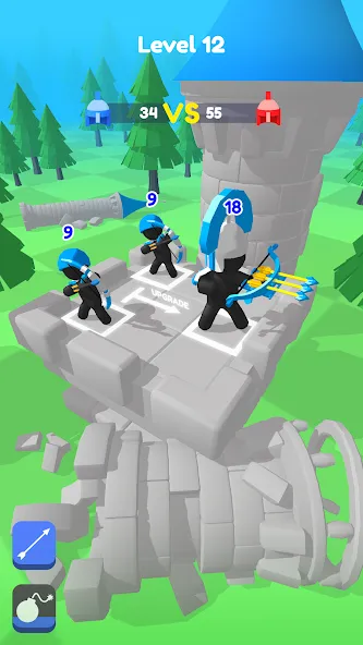 Merge Archers: Bow and Arrow бесплатно на Андроид — мод: Безлимитные монеты и усиленный урон — скриншот 5 Merge Archers: Bow and Arrow бесплатно на Андроид — мод: Безлимитные монеты и усиленный урон — скриншот 5