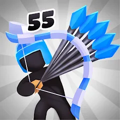 Merge Archers: Bow and Arrow бесплатно на Андроид — мод: Безлимитные монеты и усиленный урон
