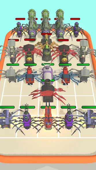 Мод Merge Spider Train — Безлимитные деньги и ресурсы, скачать APK — скриншот 5 Мод Merge Spider Train — Безлимитные деньги и ресурсы, скачать APK — скриншот 5
