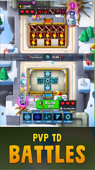 Скачать Merge Clash: Tower Defense TD бесплатно — Безлимитные деньги и улучшения — скриншот 1