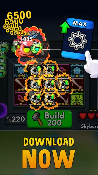 Скачать Merge Clash: Tower Defense TD бесплатно — Безлимитные деньги и улучшения — скриншот 5