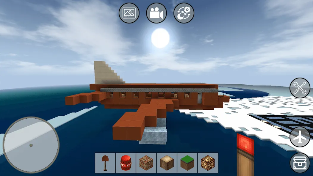 Mini Block Craft бесплатно на Андроид — мод: Бесконечные ресурсы и новые блоки — скриншот 3 Mini Block Craft бесплатно на Андроид — мод: Бесконечные ресурсы и новые блоки — скриншот 3
