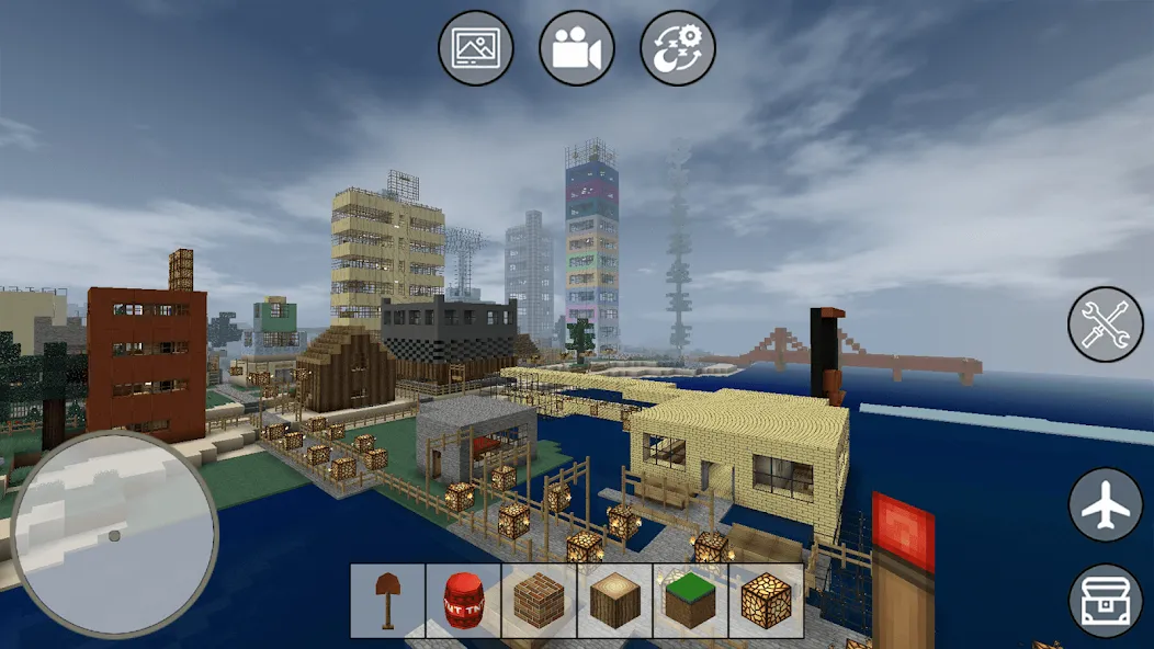 Mini Block Craft бесплатно на Андроид — мод: Бесконечные ресурсы и новые блоки — скриншот 4 Mini Block Craft бесплатно на Андроид — мод: Бесконечные ресурсы и новые блоки — скриншот 4