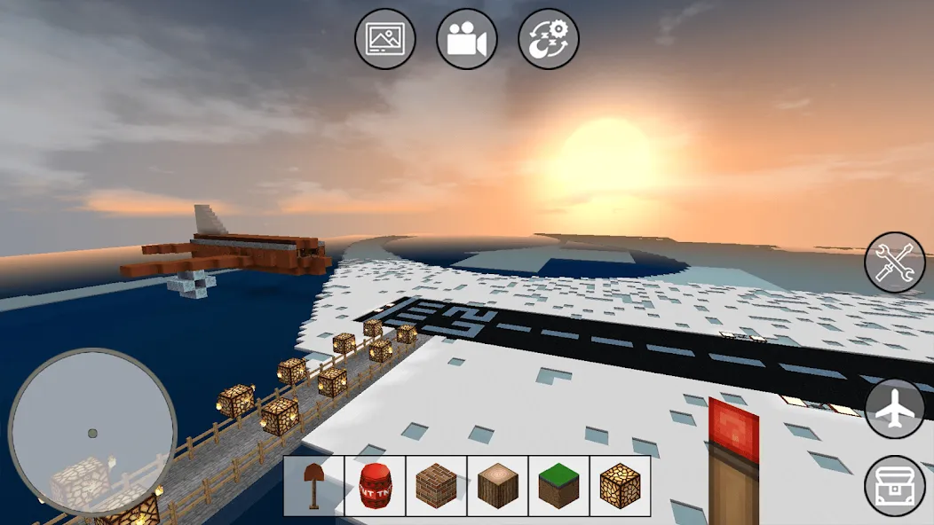 Mini Block Craft бесплатно на Андроид — мод: Бесконечные ресурсы и новые блоки — скриншот 5 Mini Block Craft бесплатно на Андроид — мод: Бесконечные ресурсы и новые блоки — скриншот 5