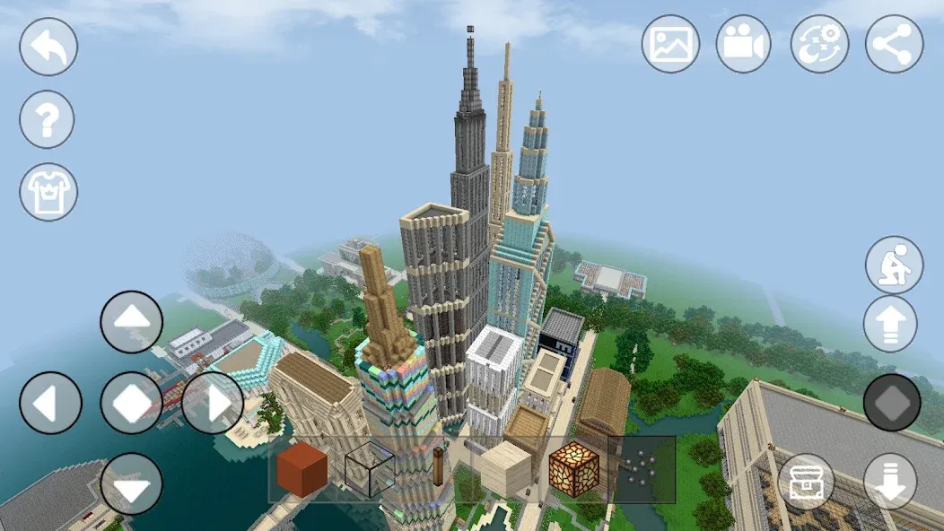 Mini Block Craft 2 мод на Андроид: Много ресурсов и открыты все возможности — скриншот 1 Mini Block Craft 2 мод на Андроид: Много ресурсов и открыты все возможности — скриншот 1