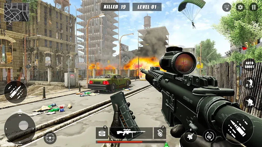 Скачать Code of Sniper 3D Gun Shooting Mod APK — Безлимитные деньги и оружие — скриншот 2 Скачать Code of Sniper 3D Gun Shooting Mod APK — Безлимитные деньги и оружие — скриншот 2