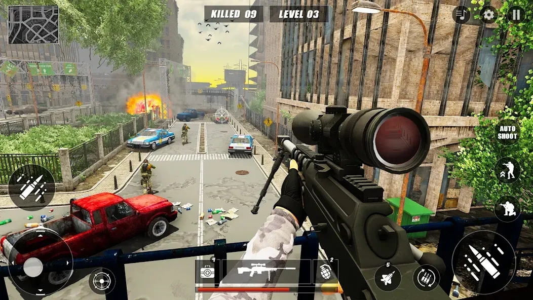 Скачать Code of Sniper 3D Gun Shooting Mod APK — Безлимитные деньги и оружие — скриншот 4 Скачать Code of Sniper 3D Gun Shooting Mod APK — Безлимитные деньги и оружие — скриншот 4
