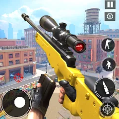 Скачать Code of Sniper 3D Gun Shooting Mod APK — Безлимитные деньги и оружие