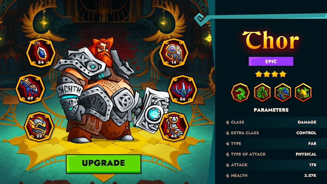 Legendlands - Legendary RPG взломанный APK — Безлимитные ресурсы и мощное снаряжение — скриншот 5