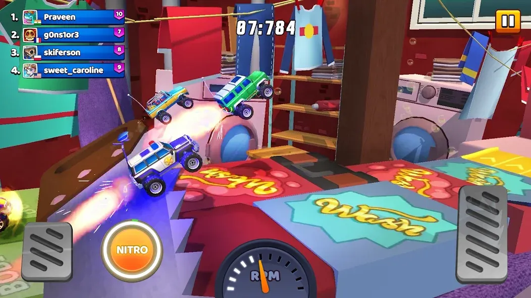 Nitro Jump - Car Racing MOD APK скачать на Андроид — Безлимитные деньги и топливо — скриншот 4 Nitro Jump - Car Racing MOD APK скачать на Андроид — Безлимитные деньги и топливо — скриншот 4