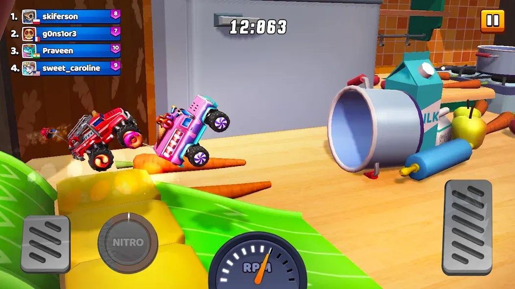 Nitro Jump - Car Racing MOD APK скачать на Андроид — Безлимитные деньги и топливо — скриншот 5 Nitro Jump - Car Racing MOD APK скачать на Андроид — Безлимитные деньги и топливо — скриншот 5