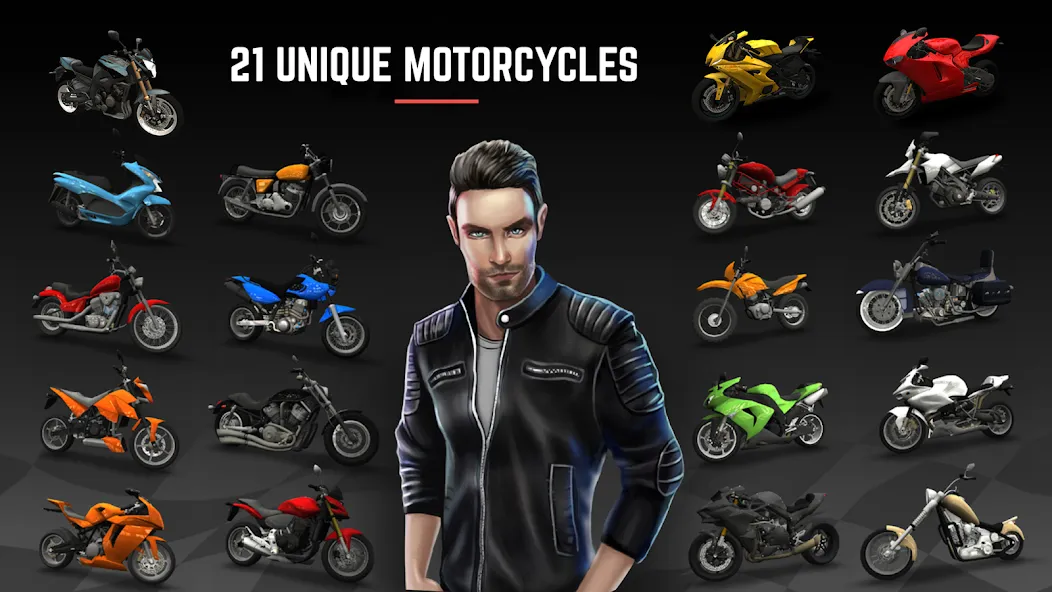 Скачать Racing Fever: Moto бесплатно — Безлимитные деньги и все мотоциклы открыты — скриншот 2 Скачать Racing Fever: Moto бесплатно — Безлимитные деньги и все мотоциклы открыты — скриншот 2