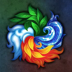 Masters of Elements－Online CCG — Безлимитные ресурсы и все карты, скачать мод APK