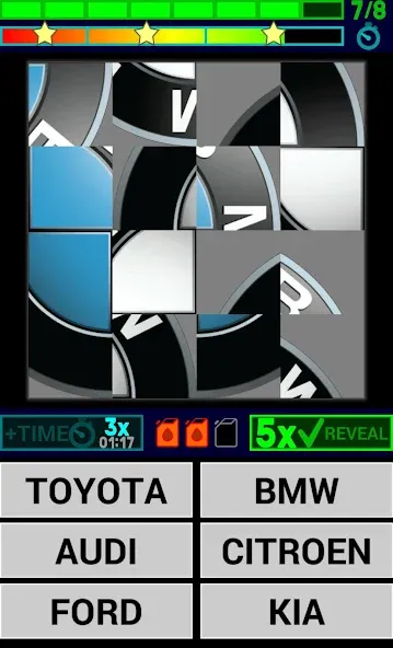 Cars Logo Quiz HD бесплатно на Андроид — мод: Открыты все уровни и подсказки — скриншот 2
