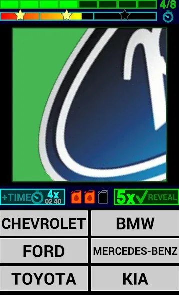 Cars Logo Quiz HD бесплатно на Андроид — мод: Открыты все уровни и подсказки — скриншот 3