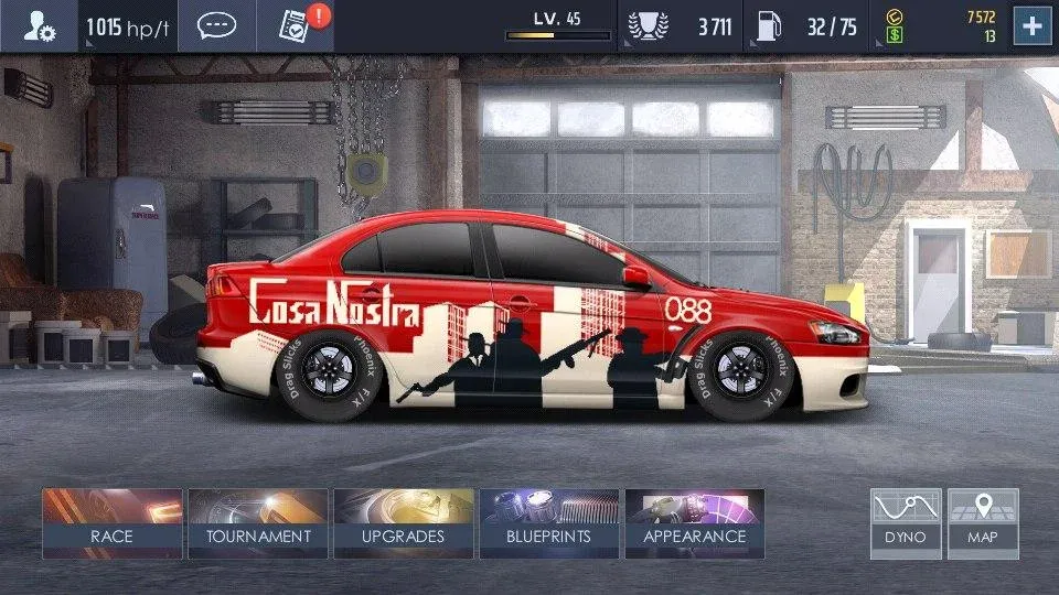 Drag Racing: Streets взлом APK — Безлимитные деньги и топливo — скриншот 1 Drag Racing: Streets взлом APK — Безлимитные деньги и топливo — скриншот 1