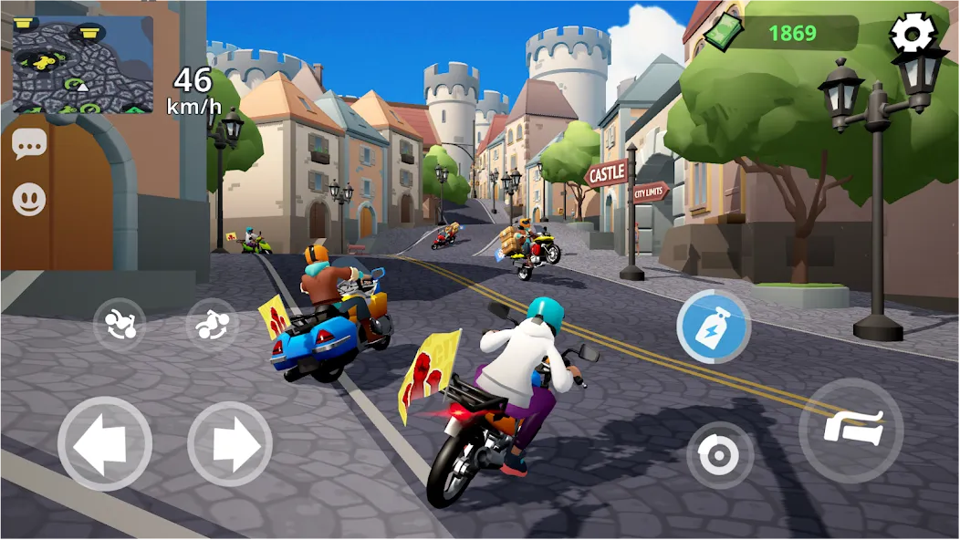 Скачать Moto City: Mad Bike Delivery на Андроид с модом — Безлимитные деньги и все байки открыты — скриншот 1 Скачать Moto City: Mad Bike Delivery на Андроид с модом — Безлимитные деньги и все байки открыты — скриншот 1