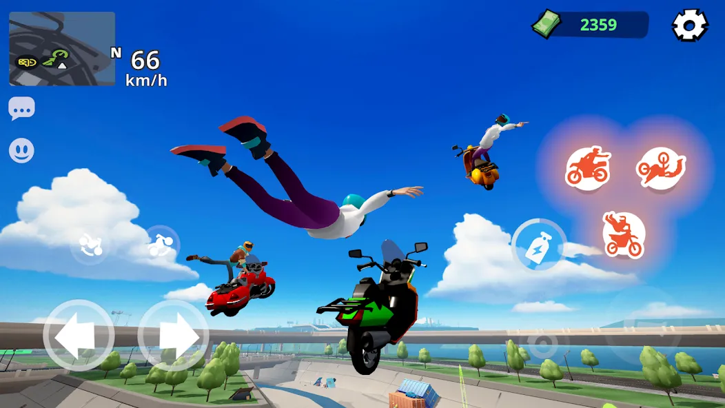 Скачать Moto City: Mad Bike Delivery на Андроид с модом — Безлимитные деньги и все байки открыты — скриншот 3 Скачать Moto City: Mad Bike Delivery на Андроид с модом — Безлимитные деньги и все байки открыты — скриншот 3