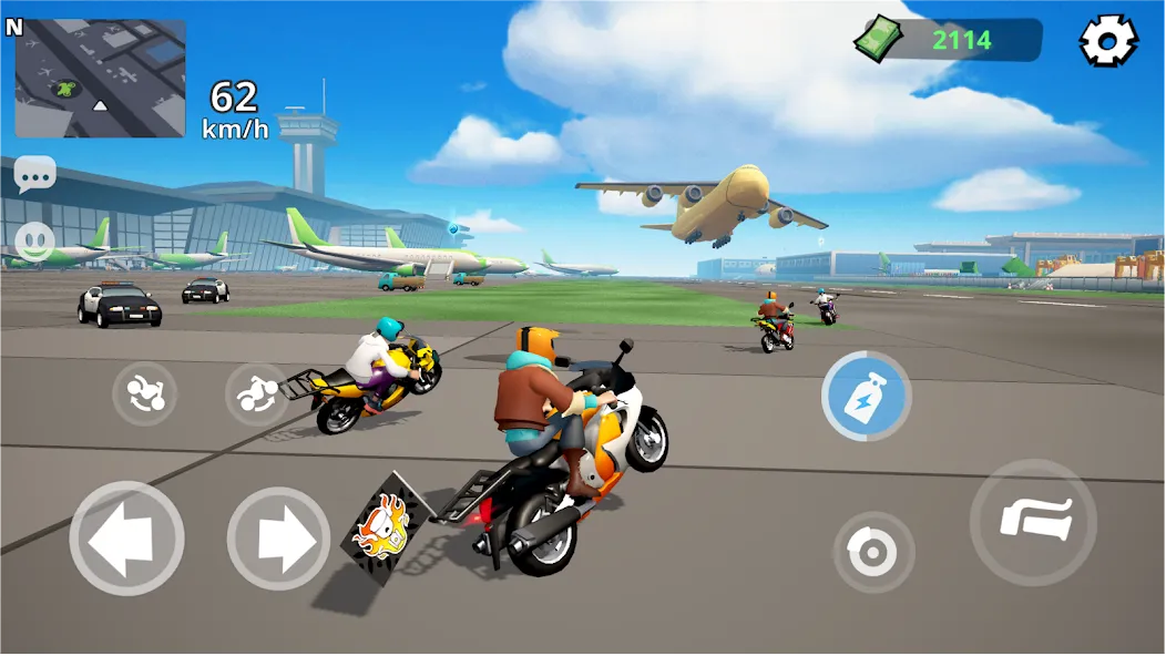 Скачать Moto City: Mad Bike Delivery на Андроид с модом — Безлимитные деньги и все байки открыты — скриншот 4 Скачать Moto City: Mad Bike Delivery на Андроид с модом — Безлимитные деньги и все байки открыты — скриншот 4
