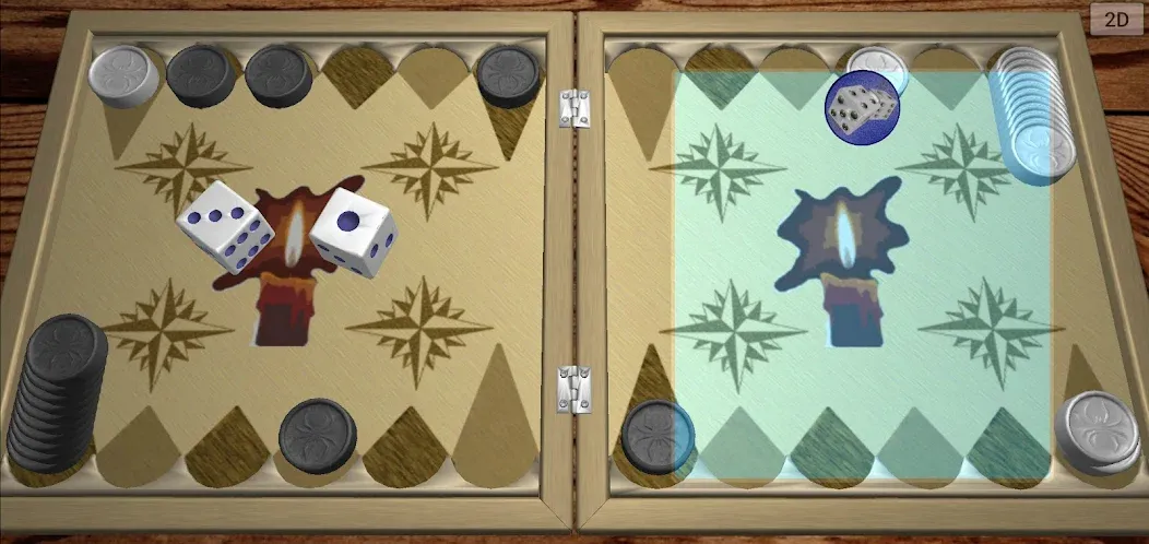 Backgammon 6 1 взлом APK — Без рекламы и повышенная удача — скриншот 4