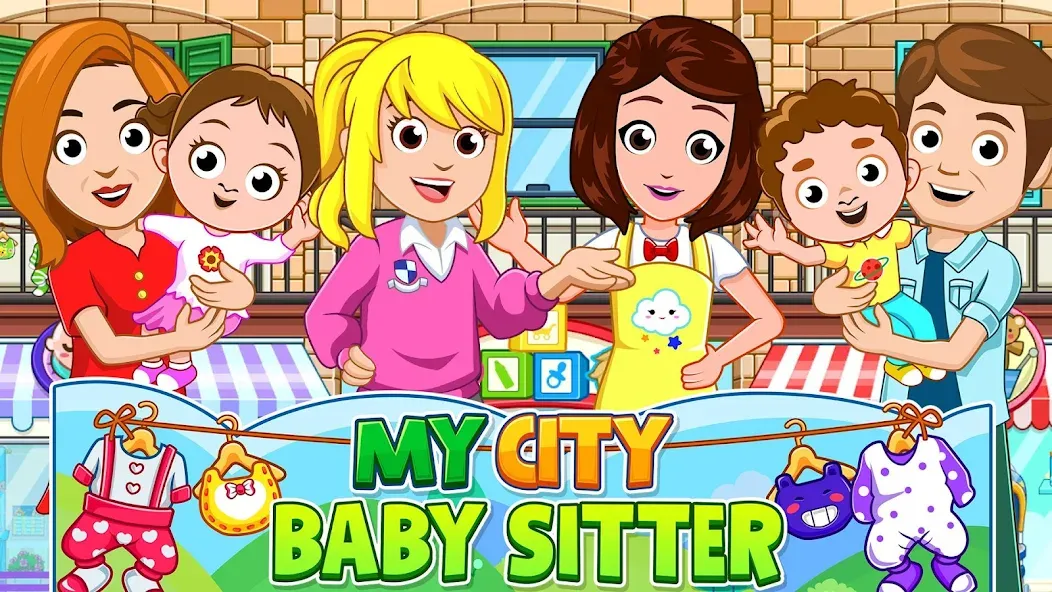 Скачать мод My City : Babysitter — Безлимитные деньги и всё открыто — скриншот 1