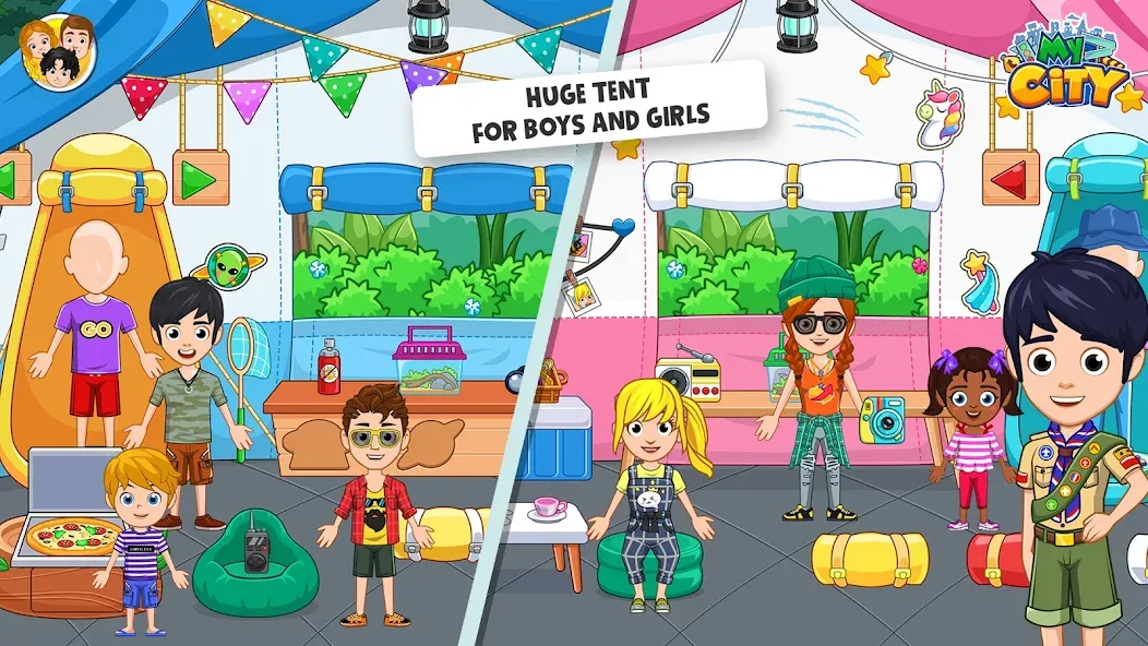 My City : Wildlife Camping — Безлимитные деньги и все локации, скачать мод APK — скриншот 3