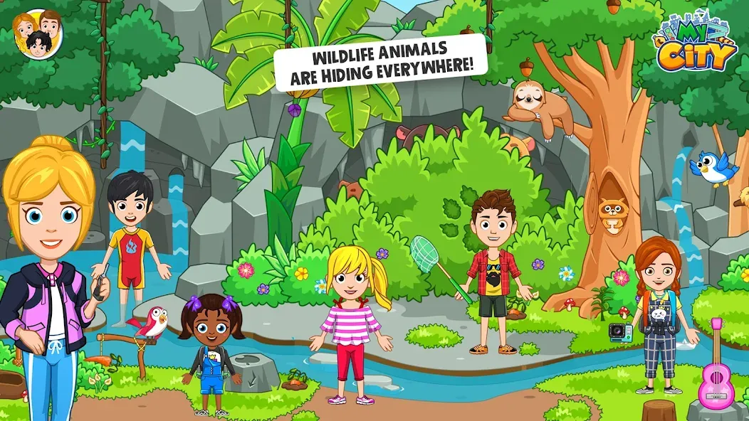 My City : Wildlife Camping — Безлимитные деньги и все локации, скачать мод APK — скриншот 5