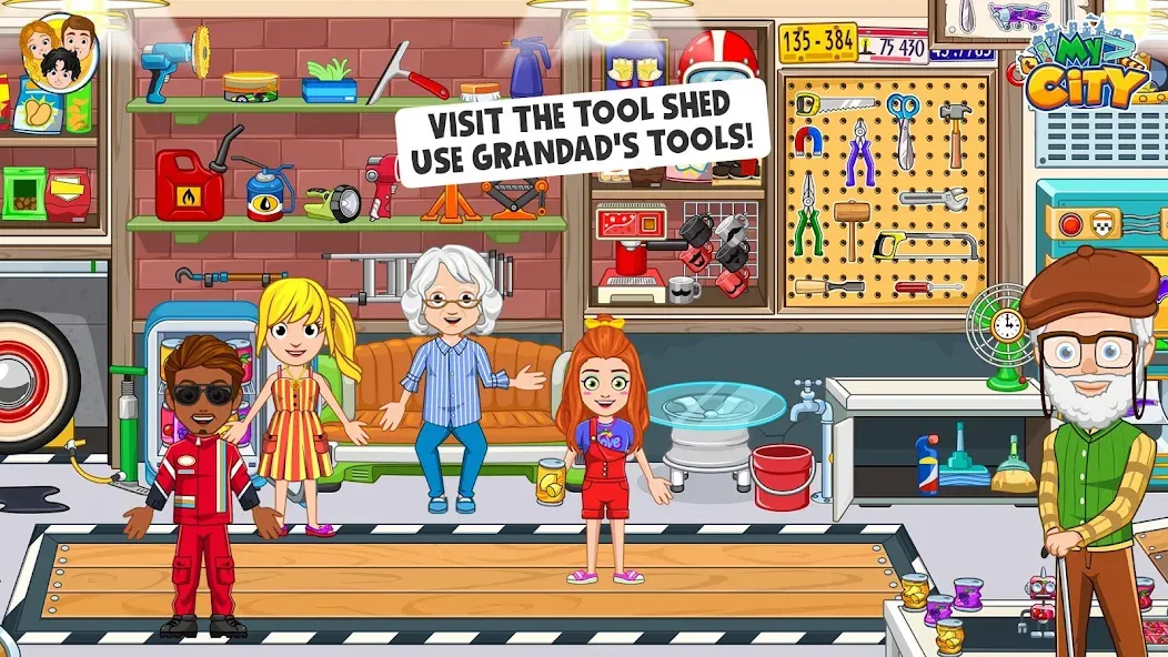 Скачать мод My City : Grandparents Home — Открыты все комнаты и локации — скриншот 3 Скачать мод My City : Grandparents Home — Открыты все комнаты и локации — скриншот 3