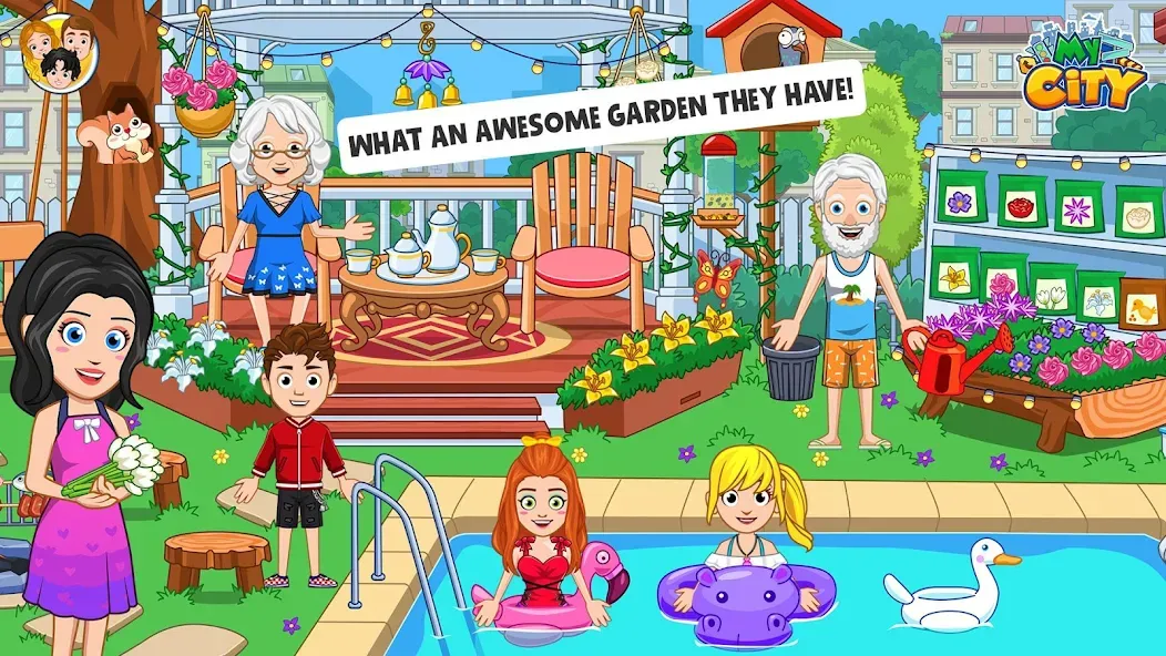 Скачать мод My City : Grandparents Home — Открыты все комнаты и локации — скриншот 4 Скачать мод My City : Grandparents Home — Открыты все комнаты и локации — скриншот 4