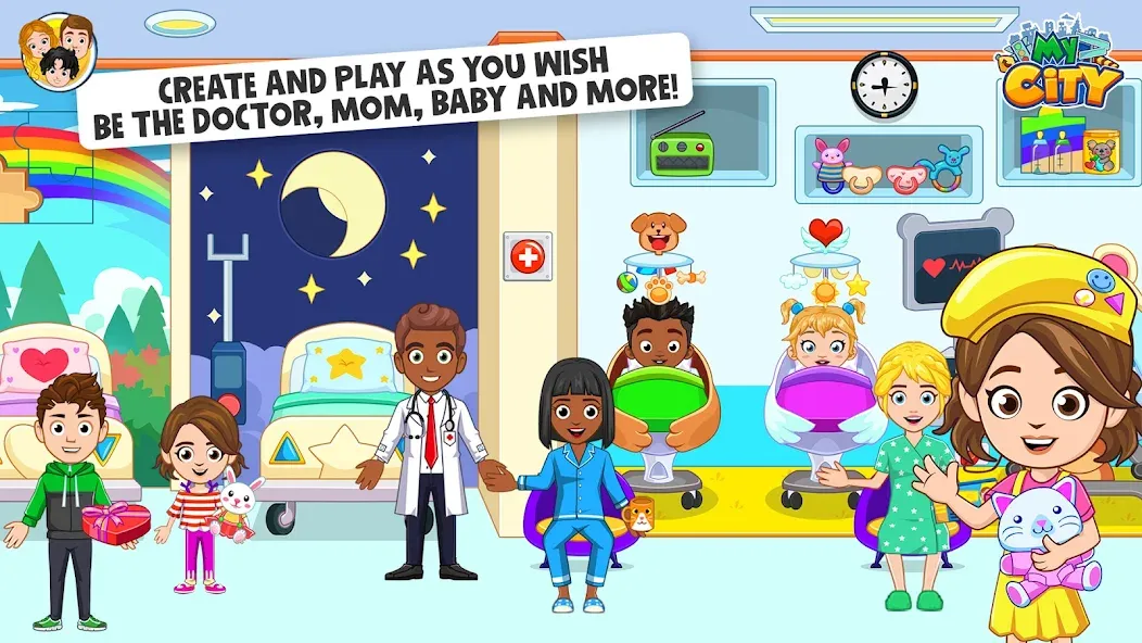 My City : Hospital MOD APK: Открыты все отделения и безлимитные деньги — скриншот 3