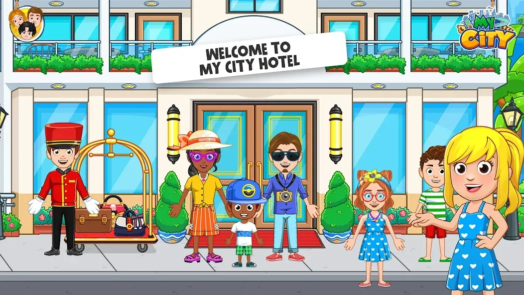 Скачать мод My City : Hotel — Безлимитные деньги и все номера открыты — скриншот 1 Скачать мод My City : Hotel — Безлимитные деньги и все номера открыты — скриншот 1