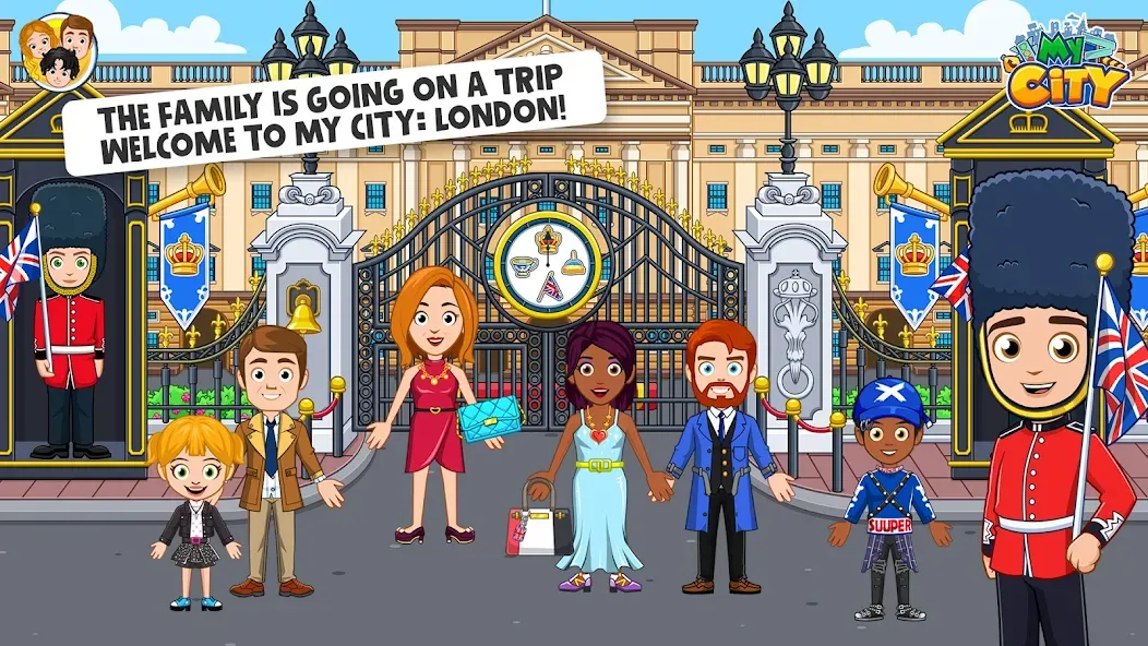 My City : London — Открыты все локации и персонажи, скачать мод APK — скриншот 1 My City : London — Открыты все локации и персонажи, скачать мод APK — скриншот 1